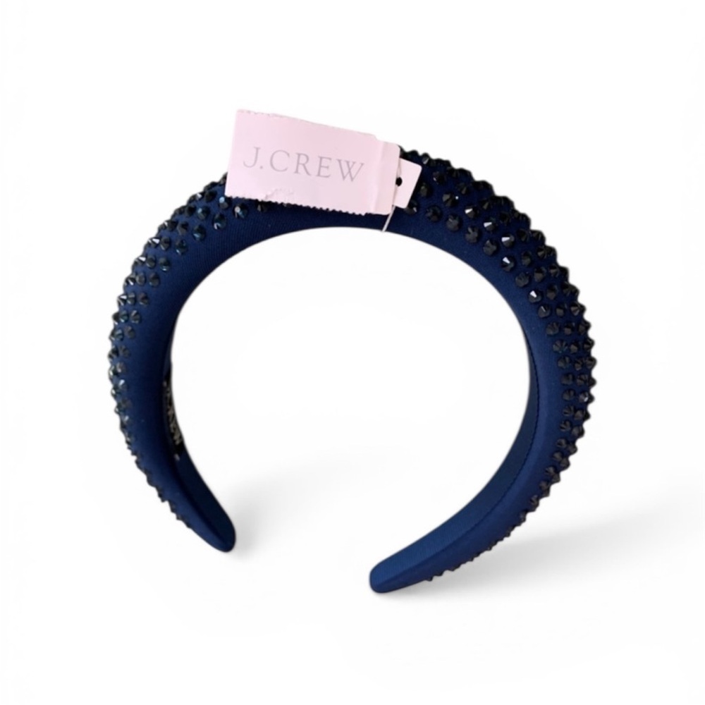NEW J. Crew Blue Rhinestone Studded Headband